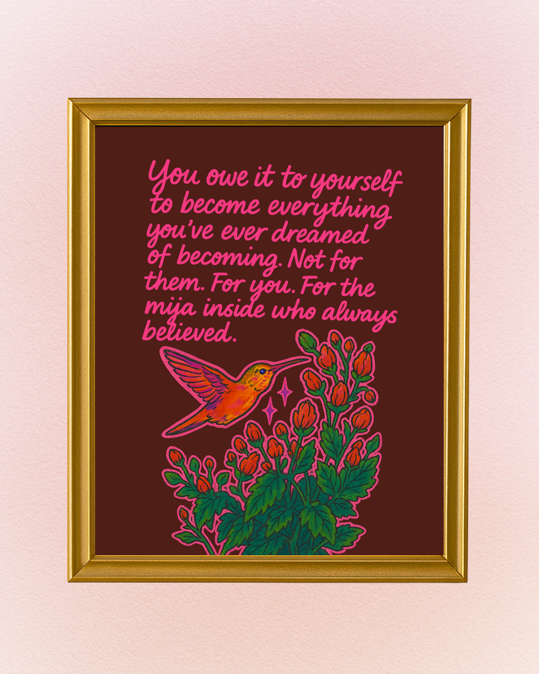 Mijitas Sueños Wall Art 8.5x11