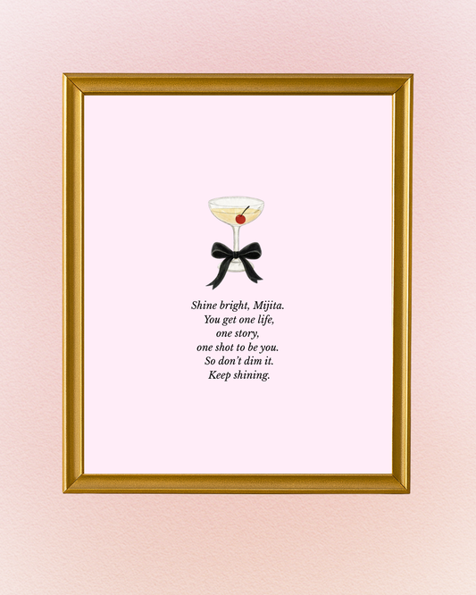 Shine Bright, Mijita 8.5x11