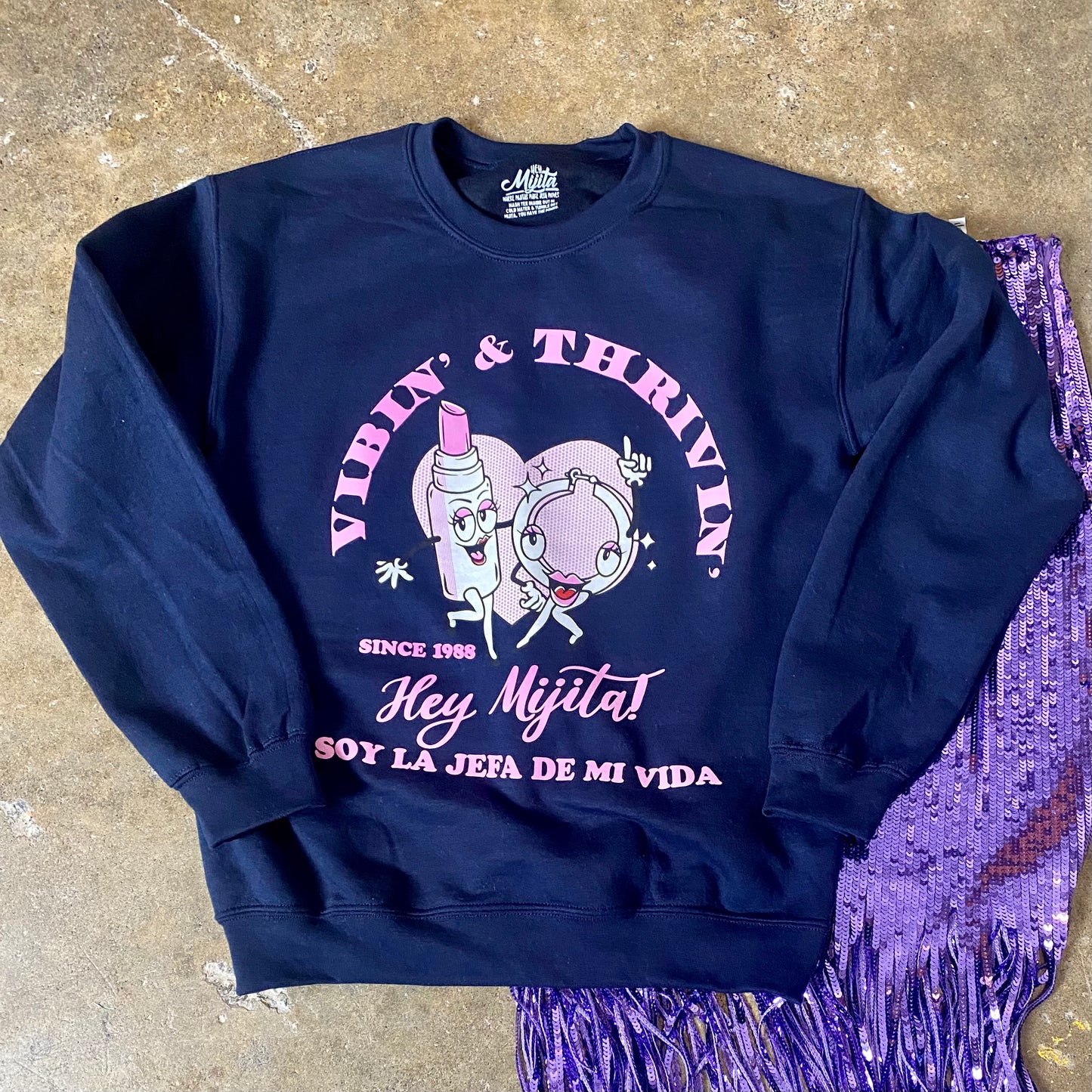 Vibin' & Thrivin' Crewneck