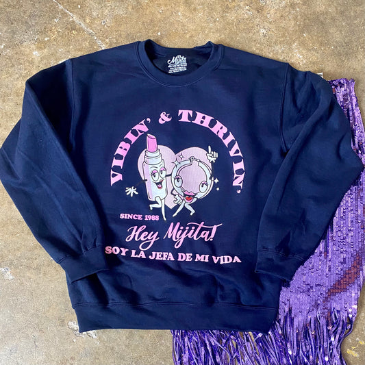 Vibin' & Thrivin' Crewneck