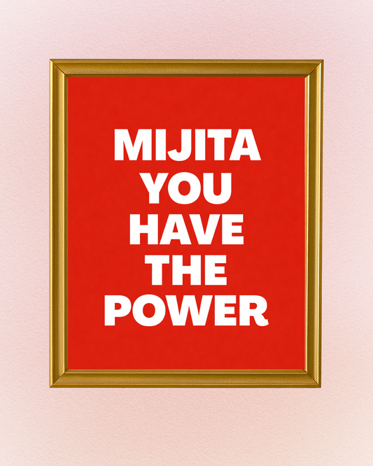 Mijita Power Wall Art 8.5x11